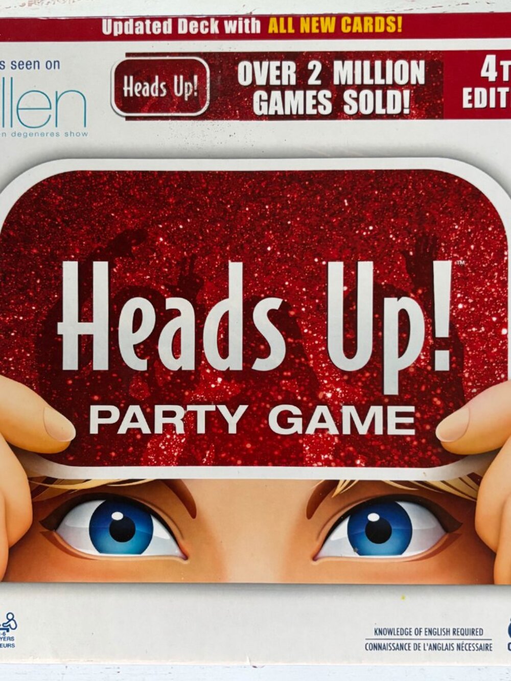 Heads Up! Party Game 4th Edition | Family Guessing Game by Spin Master